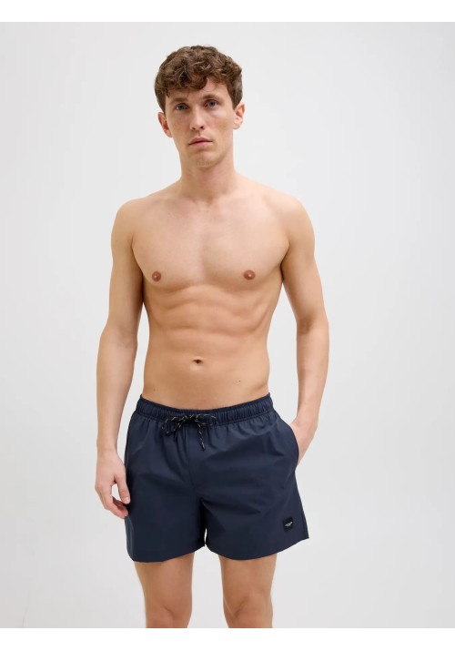 Ανδρικό Μαγιό Σορτς Jack & Jones JPSTMaui JJSwim Solid AKM I2272776 Μπλε