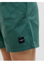 Ανδρικό Μαγιό Σορτς Jack & Jones JPSTMaui JJSwim Solid AKM I2272776  Mallard Green
