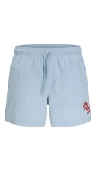 Ανδρικό Μαγιό Σορτς  Jack & Jones JPSTMaui Sky Swim Shorts STYD SS26 12307177 Cashmere Blue