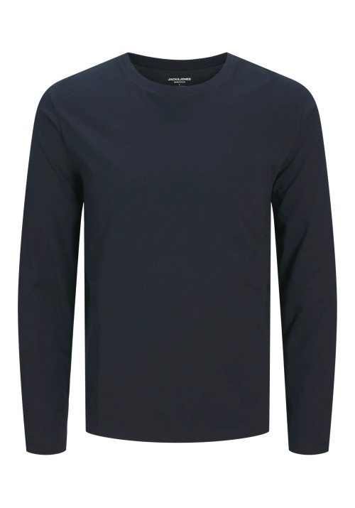Ανδρική Μπλούζα Μακρυμάνικη Jack & Jones JJEORganic Basic Tee LS Q-Neck Noos  12279538 Μπλε