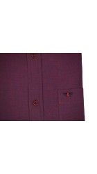 Ανδρικό Πουκάμισο Boston 608-06-Μπορντό