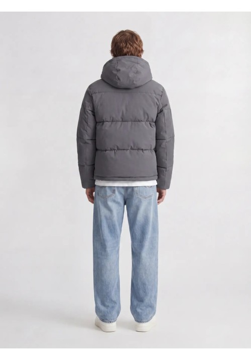 Ανδρικό Μπουφάν Puffer Jack & Jones JJGalaxy Puffer Jacket 12303930 Asphalt