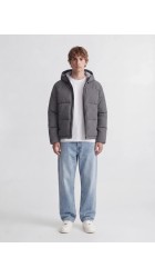 Ανδρικό Μπουφάν Puffer Jack & Jones JJGalaxy Puffer Jacket 12303930 Asphalt