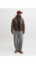 Ανδρικό Μπουφάν Jack & Jones Jorsalamanco Flight Jacket SN 12303001 Chocolate Brown