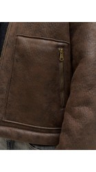 Ανδρικό Μπουφάν Jack & Jones Jorsalamanco Flight Jacket SN 12303001 Chocolate Brown