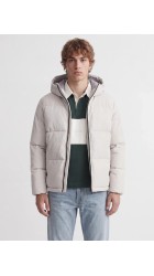 Ανδρικό Μπουφάν Puffer Jack & Jones JJGalaxy Puffer Jacket 12303930 Moonbeam