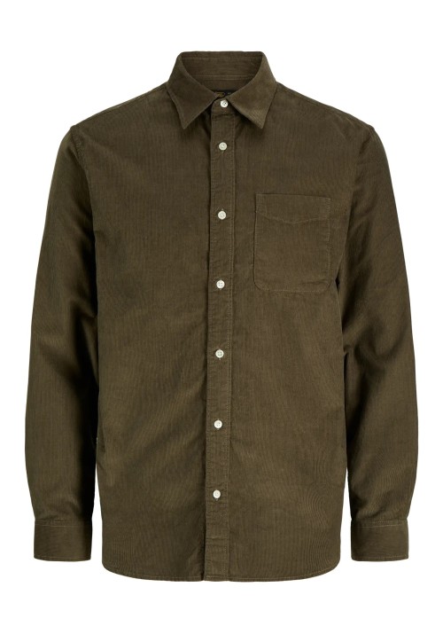 Men Shirt  Jack & Jones JPRbluray Corduroy L/S Shirt 12301352 Crocodile