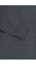 Ανδρικό Πλεκτό Polo Half-zip  FQ CALGARY 21900856-200278 Γκρί