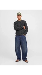 Ανδρικό Πουλόβερ Πλεκτό Jack & Jones JJJAxon Knit Crew Neck 12306928 Sky Captain/Twisted Se Ανδρικό Πουλόβερ Πλεκτό Jack & Jones JJJAxon Knit Crew Neck 12306928 Sky Captain/Twisted Se