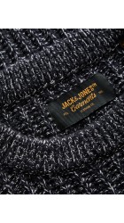 Ανδρικό Πουλόβερ Πλεκτό Jack & Jones JJJAxon Knit Crew Neck 12306928 Sky Captain/Twisted Se Ανδρικό Πουλόβερ Πλεκτό Jack & Jones JJJAxon Knit Crew Neck 12306928 Sky Captain/Twisted Se