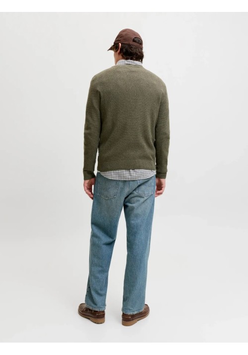 Ανδρικό Πλεκτό Βαμβακερό Jack & Jones Jjeryder Knit Crew Neck Noos 12298310 Rosin Twist Ανδρικό Πλεκτό Βαμβακερό Jack & Jones Jjeryder Knit Crew Neck Noos 12298310 Rosin Twist