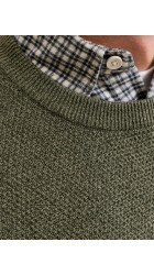 Ανδρικό Πλεκτό Βαμβακερό Jack & Jones Jjeryder Knit Crew Neck Noos 12298310 Rosin Twist Ανδρικό Πλεκτό Βαμβακερό Jack & Jones Jjeryder Knit Crew Neck Noos 12298310 Rosin Twist