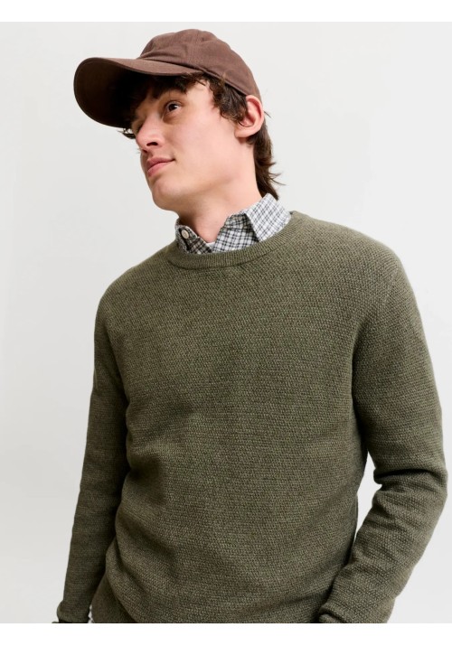 Ανδρικό Πλεκτό Βαμβακερό Jack & Jones Jjeryder Knit Crew Neck Noos 12298310 Rosin Twist Ανδρικό Πλεκτό Βαμβακερό Jack & Jones Jjeryder Knit Crew Neck Noos 12298310 Rosin Twist