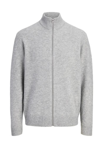Ανδρική Ζακέτα Jack & Jones JJSOHO OLLIE KNIT HIGH NECK ZIP CAR SN 12298535 Light Grey Melange Ανδρική Ζακέτα Jack & Jones JJSOHO OLLIE KNIT HIGH NECK ZIP CAR SN 12298535 Light Grey Melange