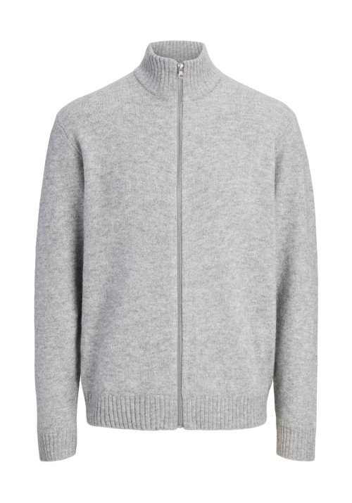 Ανδρική Ζακέτα Jack & Jones JJSOHO OLLIE KNIT HIGH NECK ZIP CAR SN 12298535 Light Grey Melange Ανδρική Ζακέτα Jack & Jones JJSOHO OLLIE KNIT HIGH NECK ZIP CAR SN 12298535 Light Grey Melange