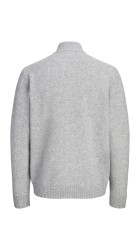 Ανδρική Ζακέτα Jack & Jones JJSOHO OLLIE KNIT HIGH NECK ZIP CAR SN 12298535 Light Grey Melange Ανδρική Ζακέτα Jack & Jones JJSOHO OLLIE KNIT HIGH NECK ZIP CAR SN 12298535 Light Grey Melange