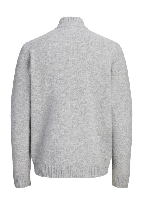 Ανδρική Ζακέτα Jack & Jones JJSOHO OLLIE KNIT HIGH NECK ZIP CAR SN 12298535 Light Grey Melange Ανδρική Ζακέτα Jack & Jones JJSOHO OLLIE KNIT HIGH NECK ZIP CAR SN 12298535 Light Grey Melange