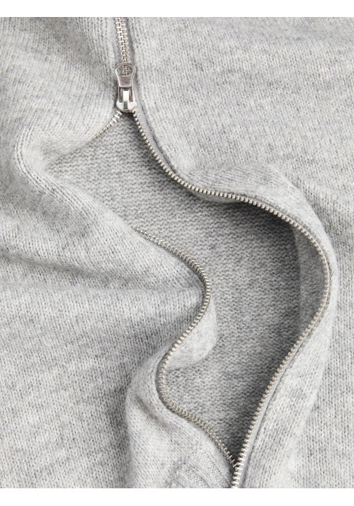 Ανδρική Ζακέτα Jack & Jones JJSOHO OLLIE KNIT HIGH NECK ZIP CAR SN 12298535 Light Grey Melange Ανδρική Ζακέτα Jack & Jones JJSOHO OLLIE KNIT HIGH NECK ZIP CAR SN 12298535 Light Grey Melange