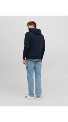 Ανδρικό Φούτερ Jack & Jones JJEBradley Sweat Hood Noos 12249340 Navy Blazer