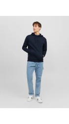 Ανδρικό Φούτερ Jack & Jones JJEBradley Sweat Hood Noos 12249340 Navy Blazer