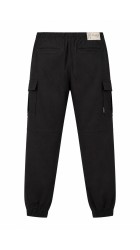 Ανδρικό Παντελόνι Cargo Jack & Jones JPSTKane Dylan Cuffed Cargo 12289589 Black