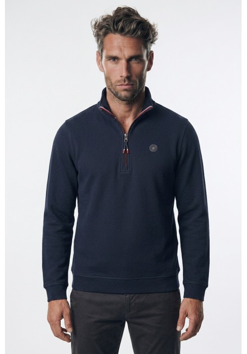 Aνδρικό Φούτερ Πουλόβερ FQ1924 FQDUNHAM Half-zip21900853-194011 Μπλέ