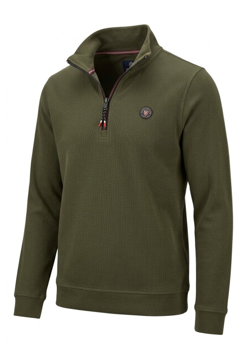 Aνδρικό Φούτερ Πουλόβερ FQ1924 FQDUNHAM Half-zip21900853-190414 Λαδί