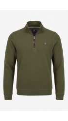 Aνδρικό Φούτερ Πουλόβερ FQ1924 FQDUNHAM Half-zip21900853-190414 Λαδί
