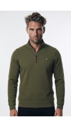 Aνδρικό Φούτερ Πουλόβερ FQ1924 FQDUNHAM Half-zip21900853-190414 Λαδί