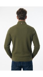 Aνδρικό Φούτερ Πουλόβερ FQ1924 FQDUNHAM Half-zip21900853-190414 Λαδί