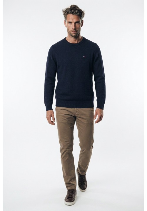 Ανδρικό Πουλόβερ Πλεκτό FQ1924 FQKyle Crew Neck Knit 21900366-193923 Μπλε