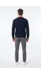 Ανδρικό Πουλόβερ Πλεκτό FQ1924 FQKyle Crew Neck Knit 21900366-193923 Μπλε
