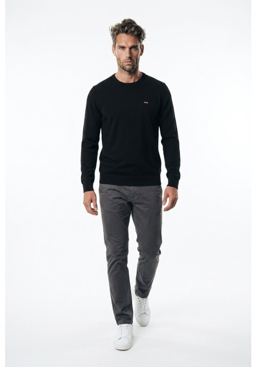 Ανδρικό Πουλόβερ Πλεκτό FQ1924 FQKyle Crew Neck Knit 21900363-193911 Μαύρο