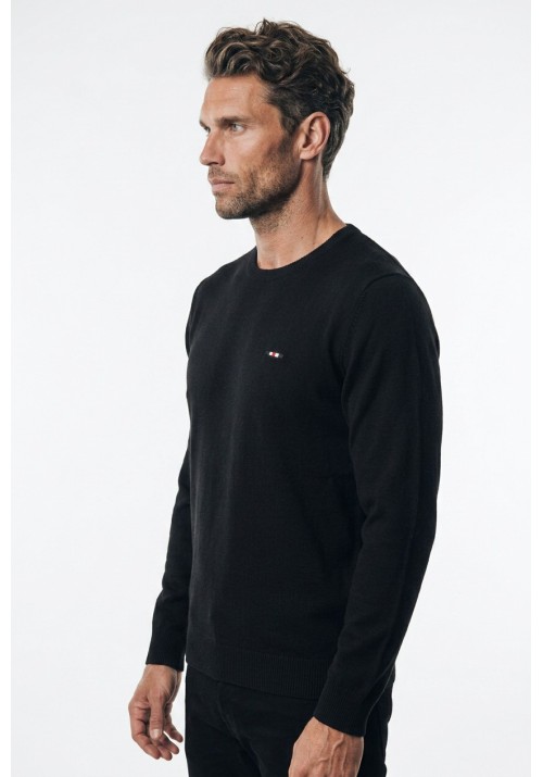 Ανδρικό Πουλόβερ Πλεκτό FQ1924 FQKyle Crew Neck Knit 21900363-193911 Μαύρο
