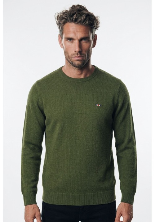 Ανδρικό Πουλόβερ Πλεκτό FQ1924 FQKyle Crew Neck Knit 21900363-190511 Grape Leaf