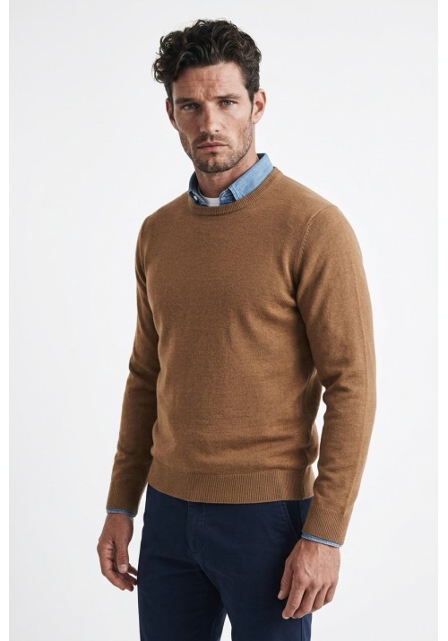 Ανδρικό Πουλόβερ Πλεκτό Seinse MI333SS Girocollo M/L Tab