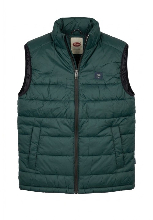 Ανδρικό Αμάνικο Μπουφάν Petrol M-3060-WST107-6184 Deep Green