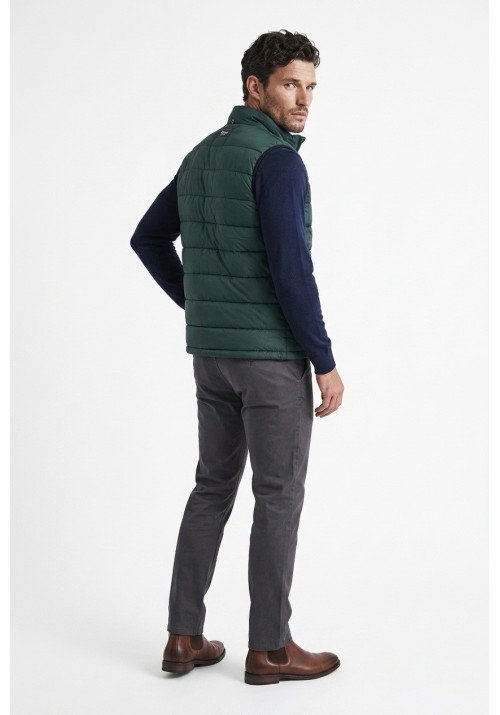 Ανδρικό Αμάνικο Μπουφάν Petrol M-3060-WST107-6184 Deep Green