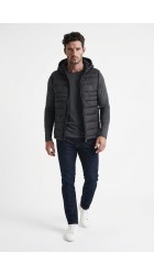 Ανδρικό Αμάνικο Μπουφάν Jack & Jones JJEKingsley Light Bodywarmer Hood 12298871 Black