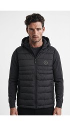 Ανδρικό Αμάνικο Μπουφάν Jack & Jones JJEKingsley Light Bodywarmer Hood 12298871 Black
