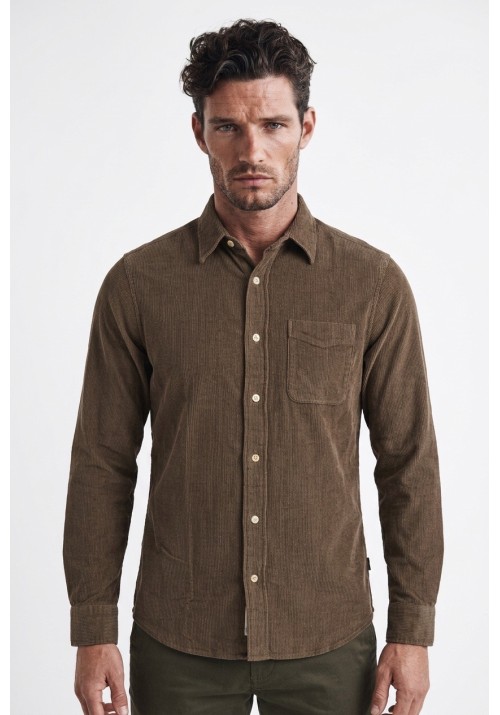 Men Shirt  Jack & Jones JPRbluray Corduroy L/S Shirt 12301352 Crocodile