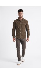Men Shirt  Jack & Jones JPRbluray Corduroy L/S Shirt 12301352 Crocodile