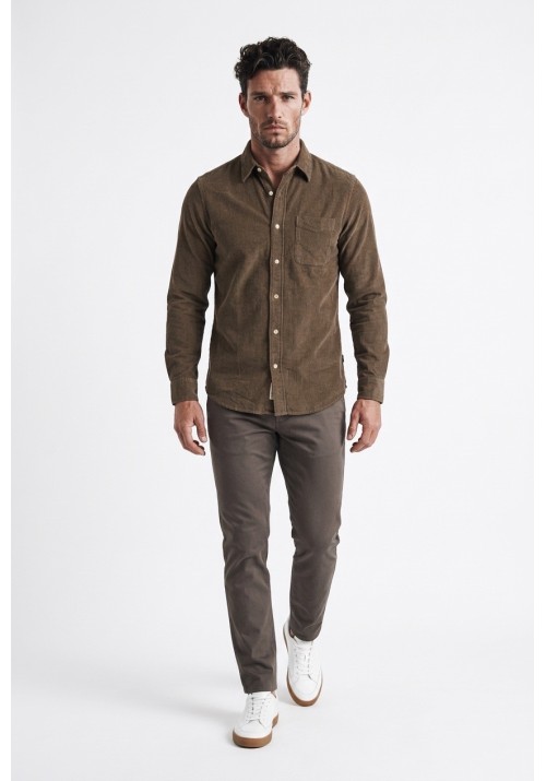 Men Shirt  Jack & Jones JPRbluray Corduroy L/S Shirt 12301352 Crocodile