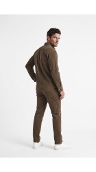 Men Shirt  Jack & Jones JPRbluray Corduroy L/S Shirt 12301352 Crocodile