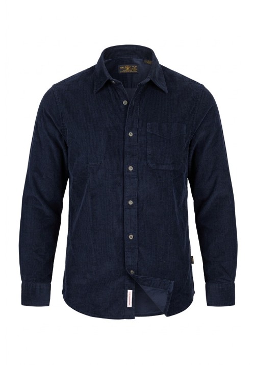 Ανδρικό Πουκάμισο Jack & Jones JPRbluray Corduroy L/S Shirt 12301352 Night Sky