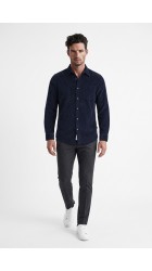 Ανδρικό Πουκάμισο Jack & Jones JPRbluray Corduroy L/S Shirt 12301352 Night Sky
