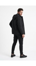 Ανδρικό Μπουφάν Παρκά Cars jeans Jacket webber 6355701 Μαύρο