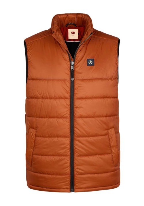 Ανδρικό Αμάνικο Μπουφάν Petrol M-3060-WST107-2127 Copper Orange