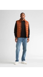 Ανδρικό Αμάνικο Μπουφάν Petrol M-3060-WST107-2127 Copper Orange