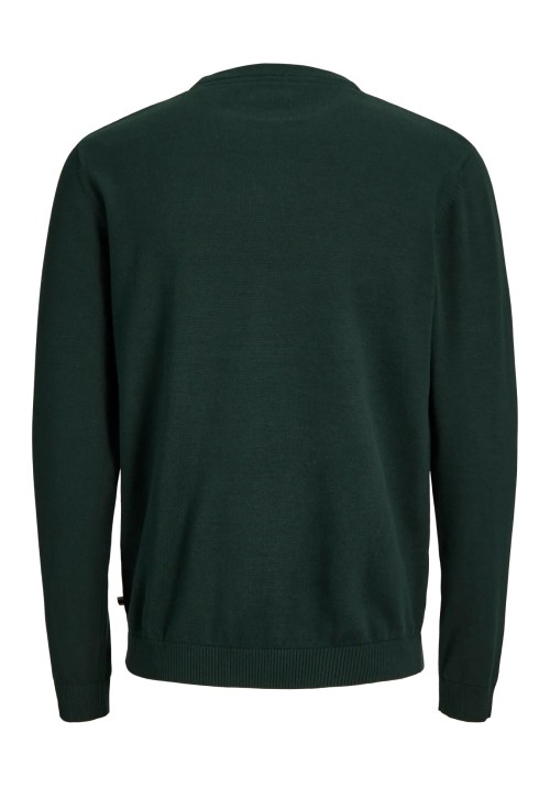 Ανδρικό Πλεκτό Βαμβακερό Jack & Jones JjEBasic Knit Crew Neck Noos 12137190 Scarab